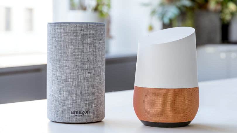 Amazon echo e google home