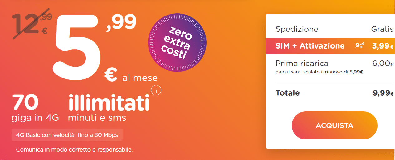 Offerta ho mobile