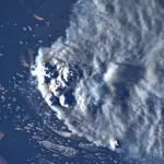 incendio australia foto dallo spazio