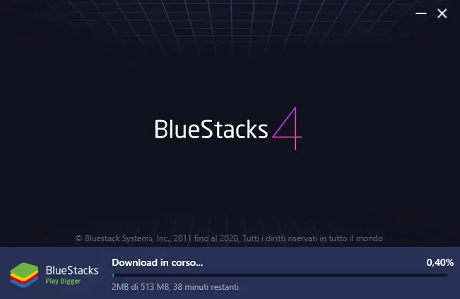 App android su PC: l'installazione di BlueStacks