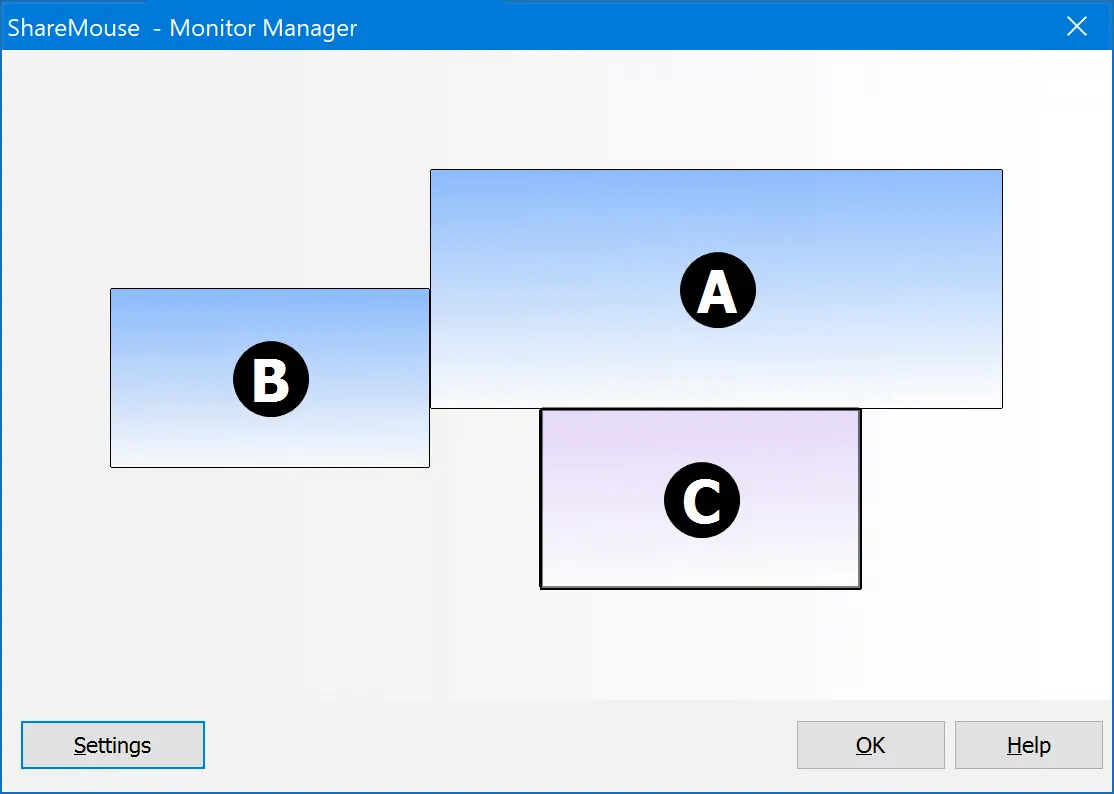 ShareMouse MONITOR MANAGER