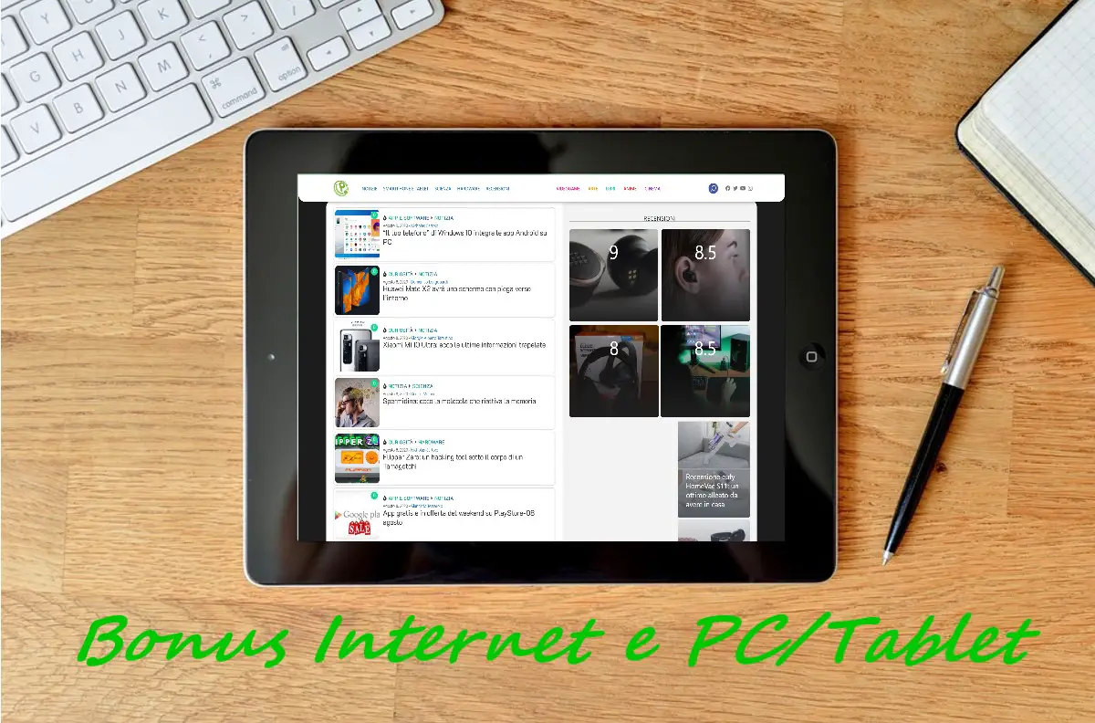 Bonus internet e PC/Tablet