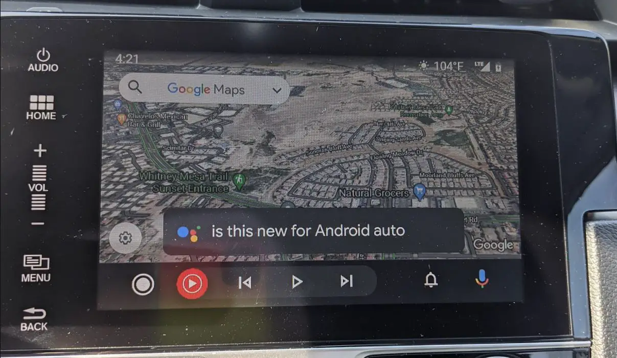 bug di android auto