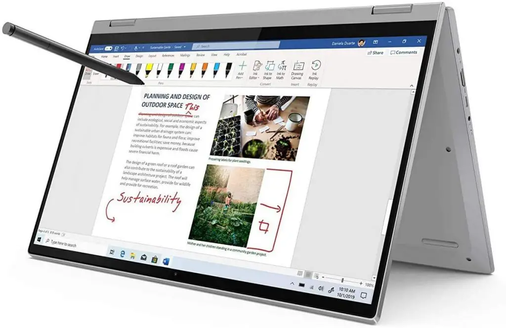 migliori notebook per lo studio - Lenovo Idepad Flex 5 I3