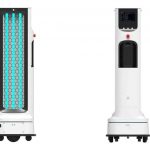 Lg cloi: robot con luce a raggi uv e azione disinfettante