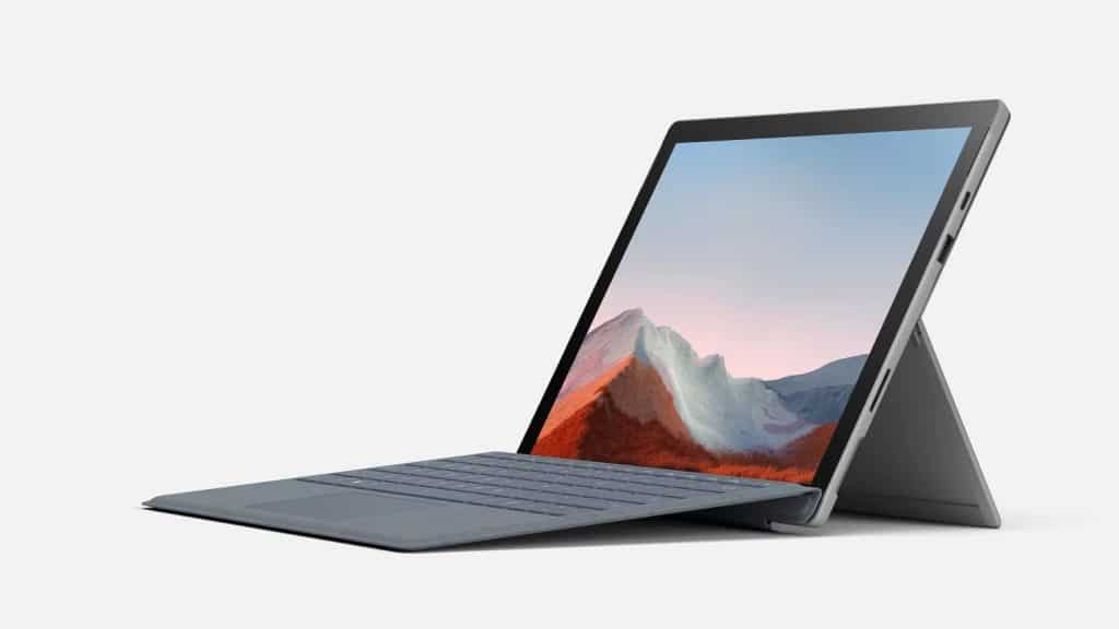 Microsoft Surface Pro 7+ -design