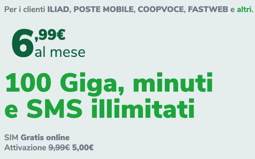 offerte Very Mobile regala seconda sim -6.99