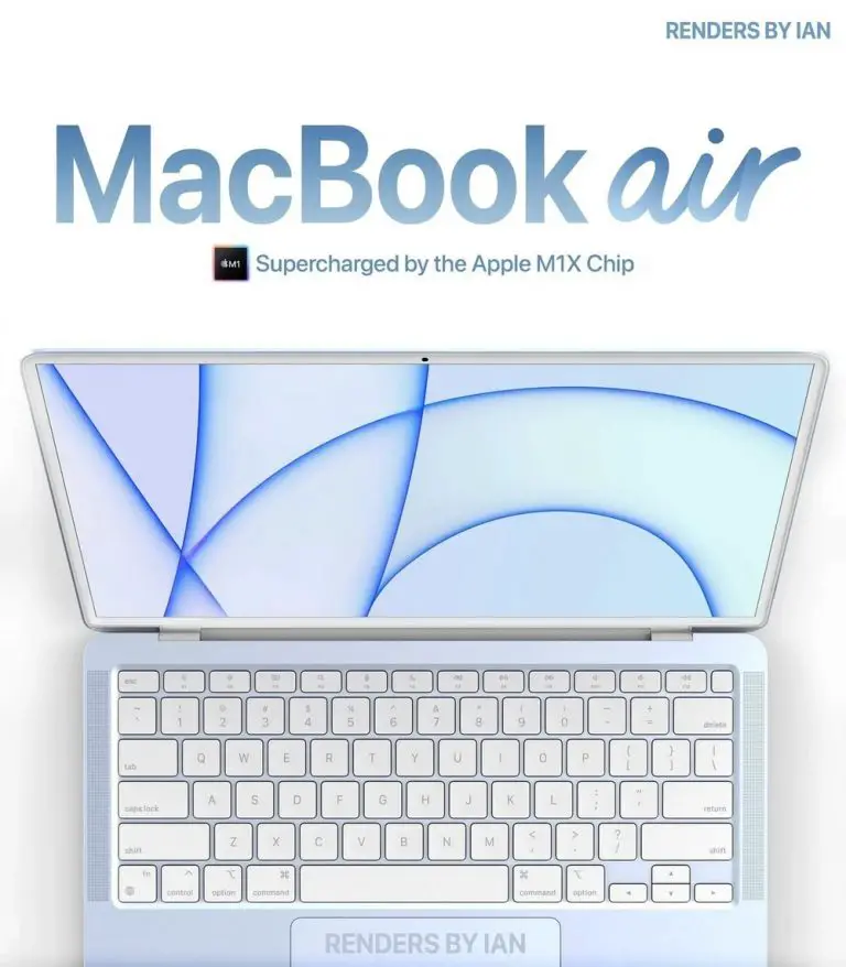 MacBook M1 render 2021