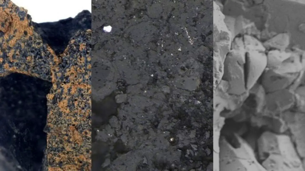 3 6 миллиарда лет. Метеорит похожий на уголь. Метеорит который старше земли. Камень похожий на метеорит. Микрометеориты на земле.