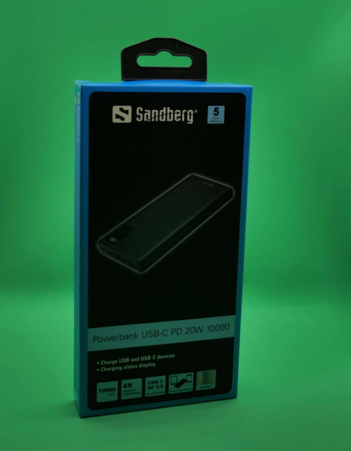 sandberg hand warmer powerbank 10000