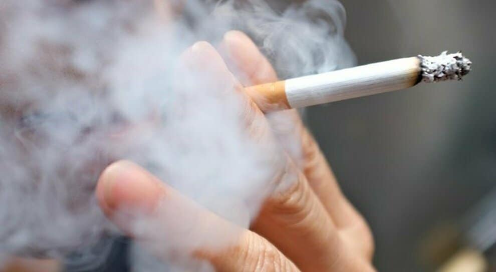 Sigarette al mentolo, fumo