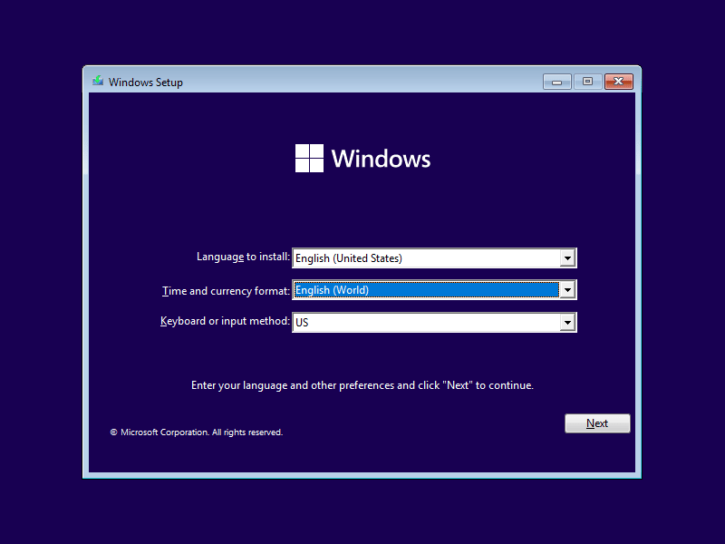 installazione windows primi passi