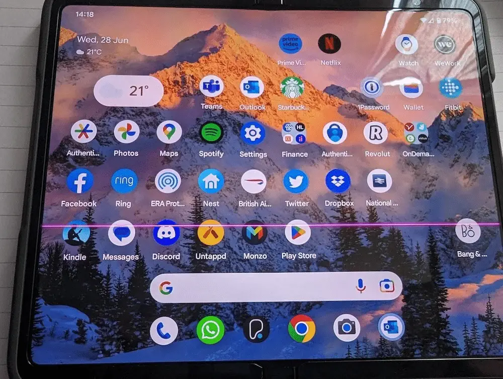 Google pixel fold