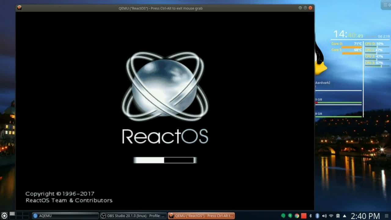 Reactos windows linux