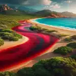 Il mistero delle acque rosse a piscinas