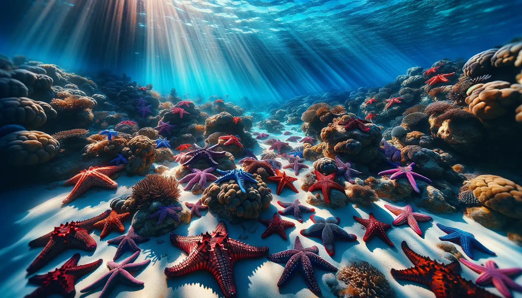 Le stelle marine camminano senza cervello grazie ai loro piedi idraulici %le stelle marine camminano senza cervello grazie ai loro piedi idraulicicount(title)% Stelle marine