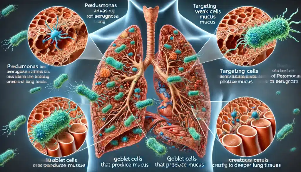 Scoperta la strategia di attacco del batterio pseudomonas aeruginosa