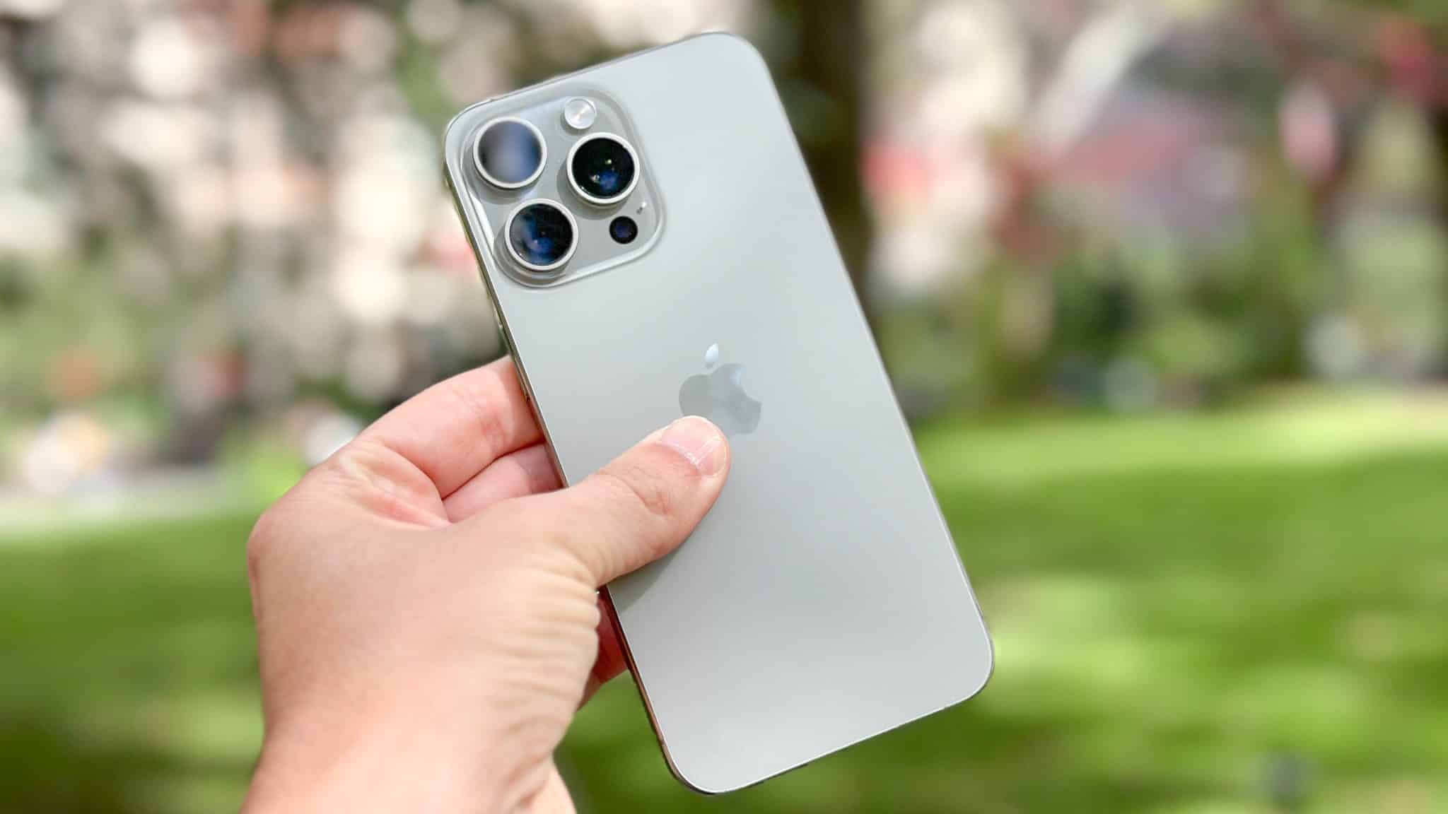 Iphone durante una prova della schermata delle chiamate