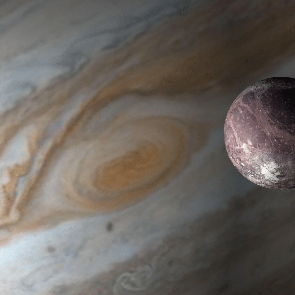 Ganymede: 3 peculiarities due to the asteroid that hit it