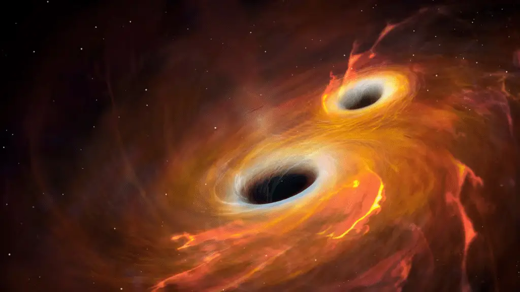 THE "bullets" Black holes fired at Mars could reveal more about dark matter