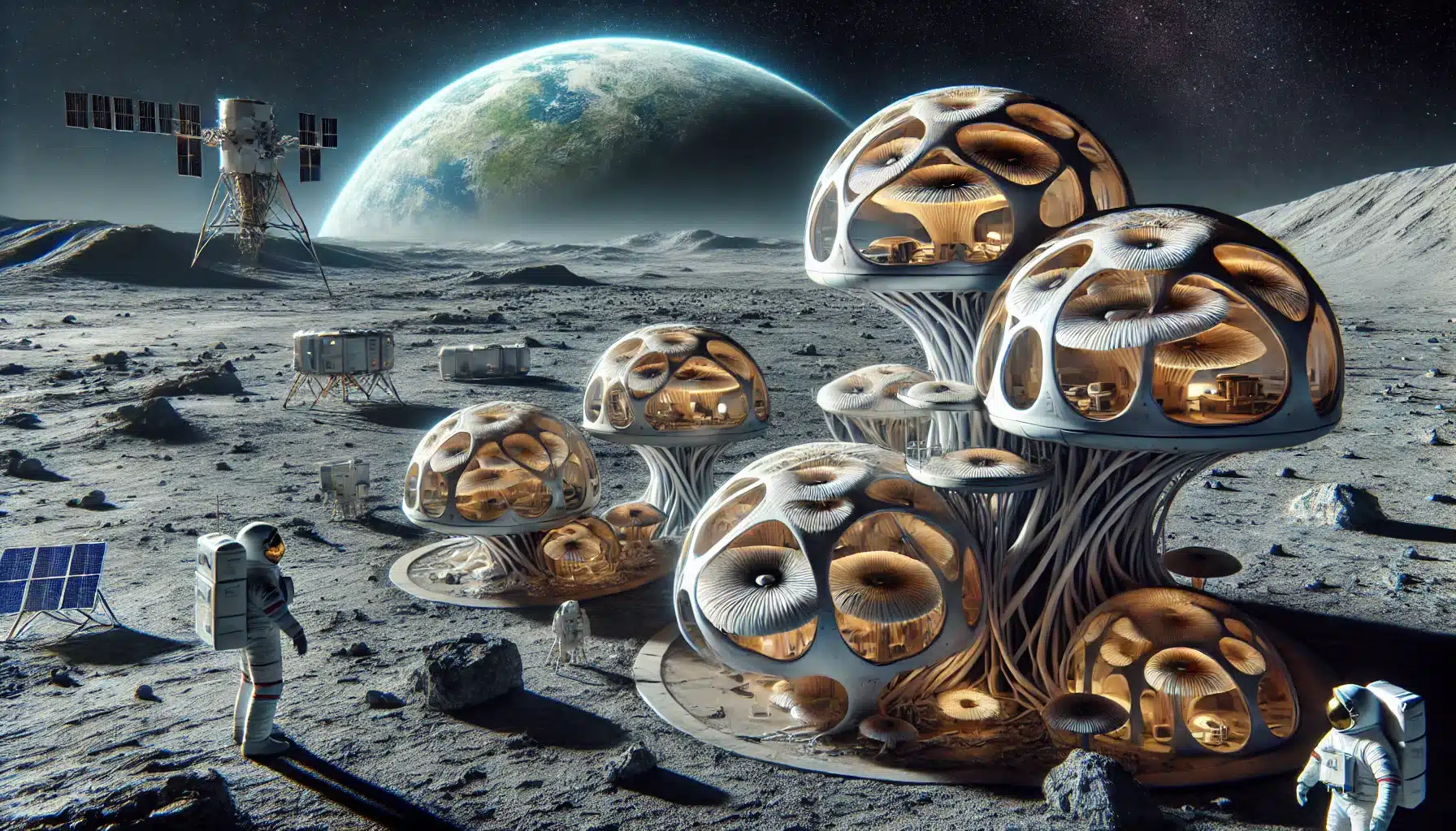 Nasa vuole costruire case di funghi sulla luna: abitazioni spaziali fatte di micelio %nasa vuole costruire case di funghi sulla luna: abitazioni spaziali fatte di miceliocount(title)% Pianeta funghi