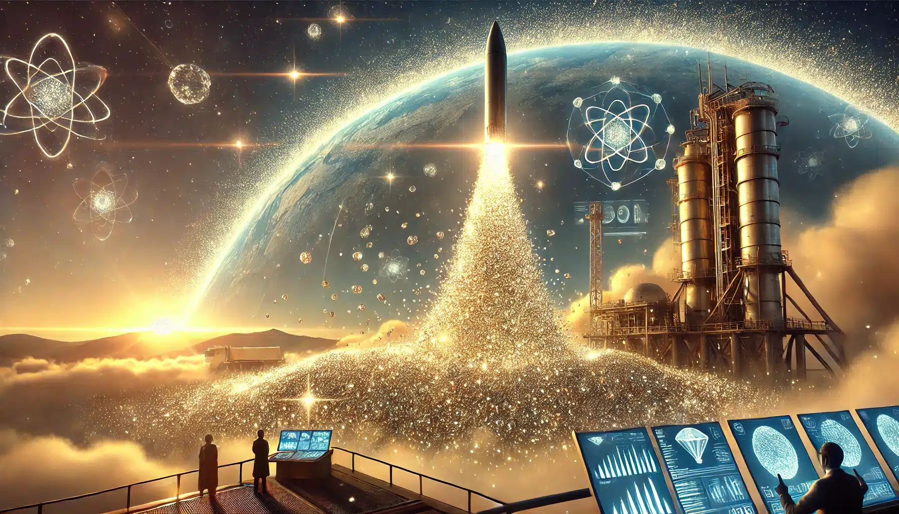 Scienziati propongono di sparare 200 trilioni di diamanti polverizzati nell'atmosfera