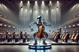 Un robot suona il violoncello con la malmö symphony