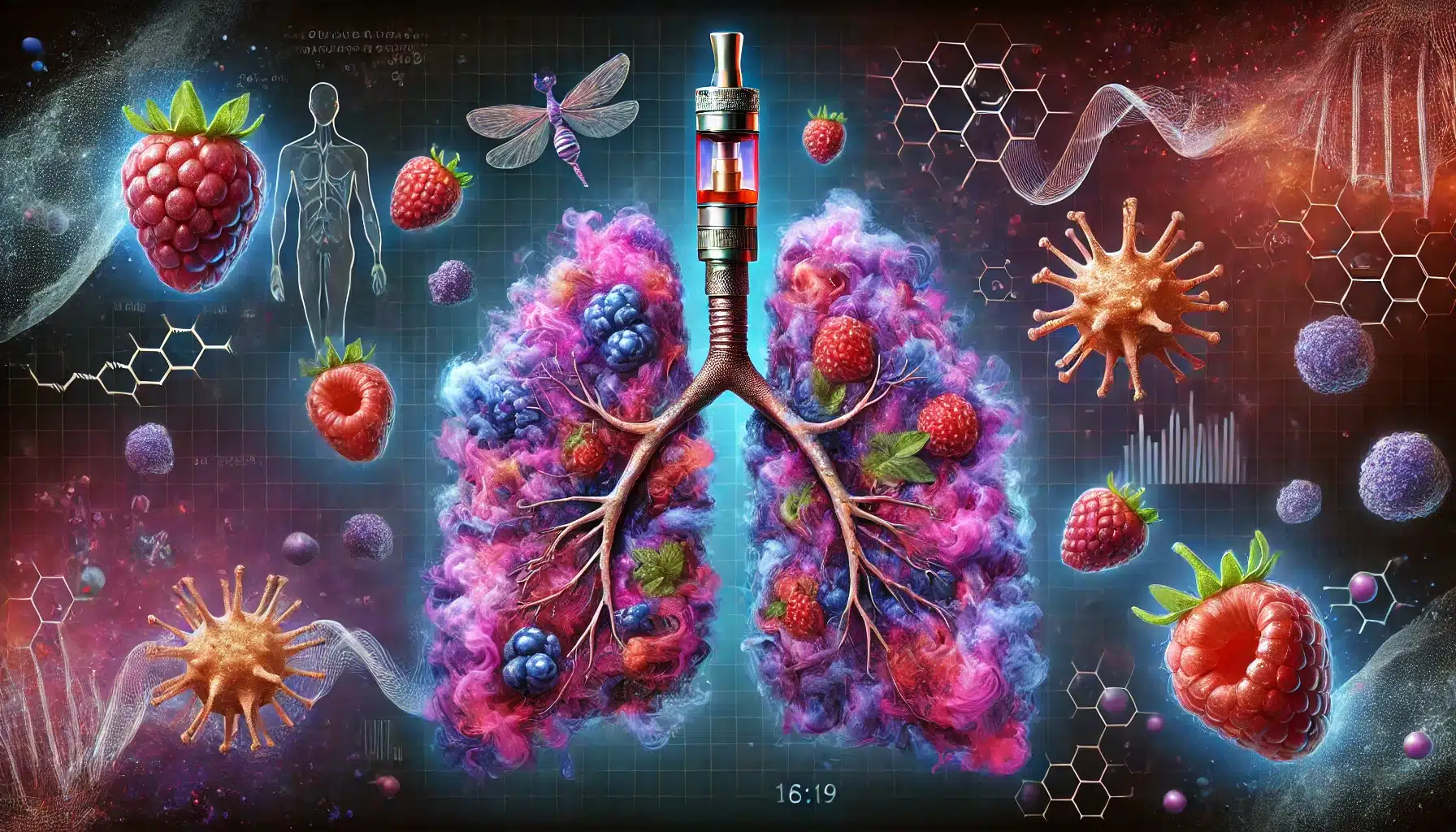 Le sigarette elettroniche aromatizzate ai frutti di bosco compromettono le difese immunitarie dei polmoni