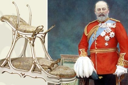 Sedia dell'amore di edoardo vii: capolavoro di ingegneria erotica studiata per il piacere a 3