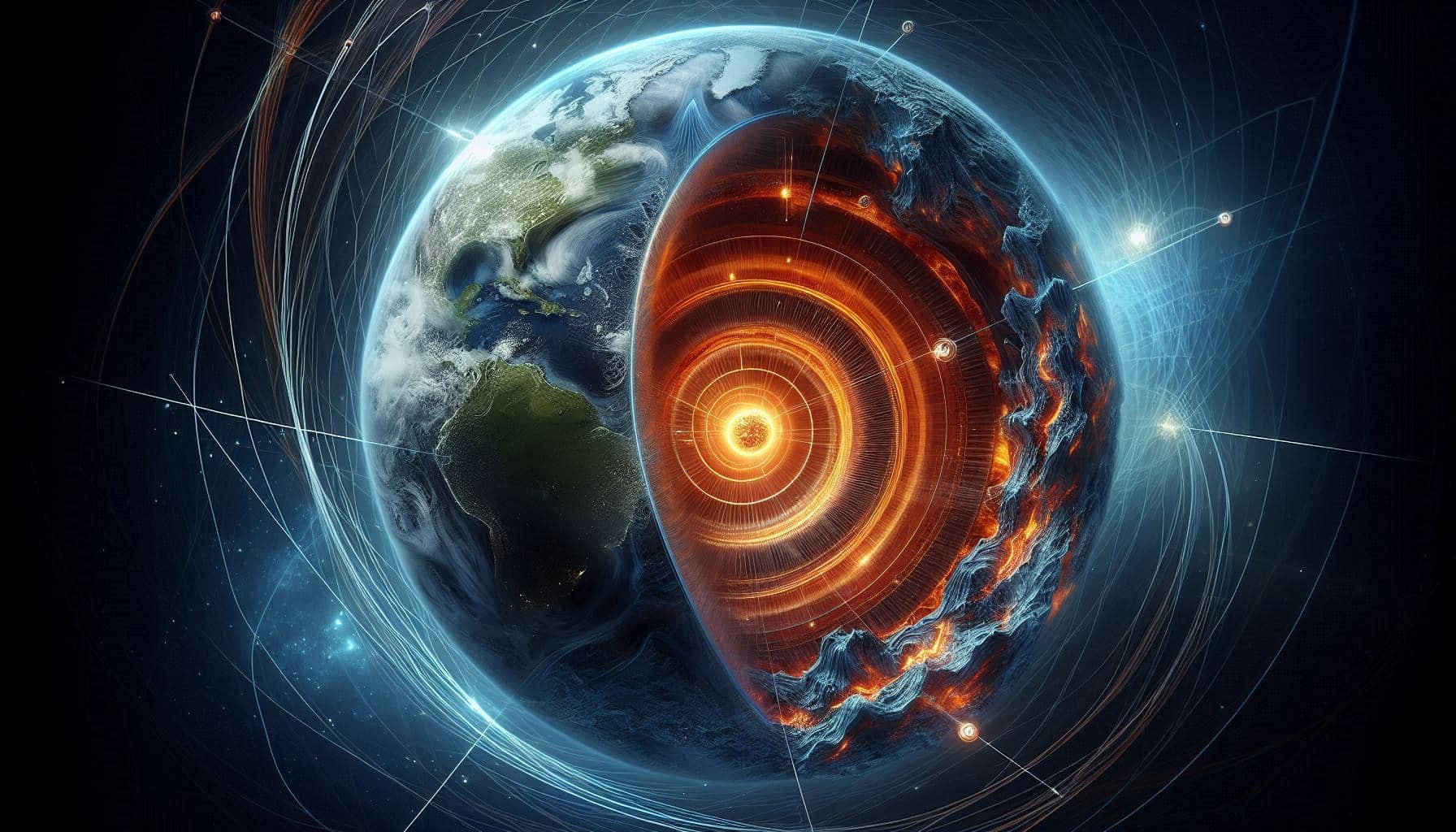 Nel nucleo interno della terra è stata scoperta una struttura nascosta