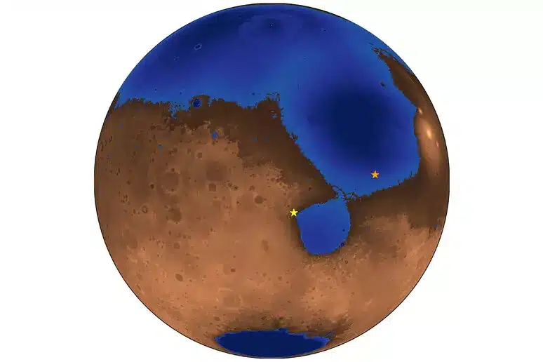 Su marte le tracce di antiche spiagge: un oceano ha plasmato il pianeta rosso