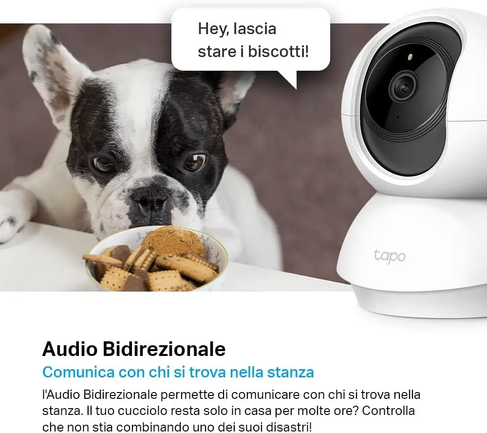 Tapo c200 telecamera wi-fi da interno fhd, offerta amazon