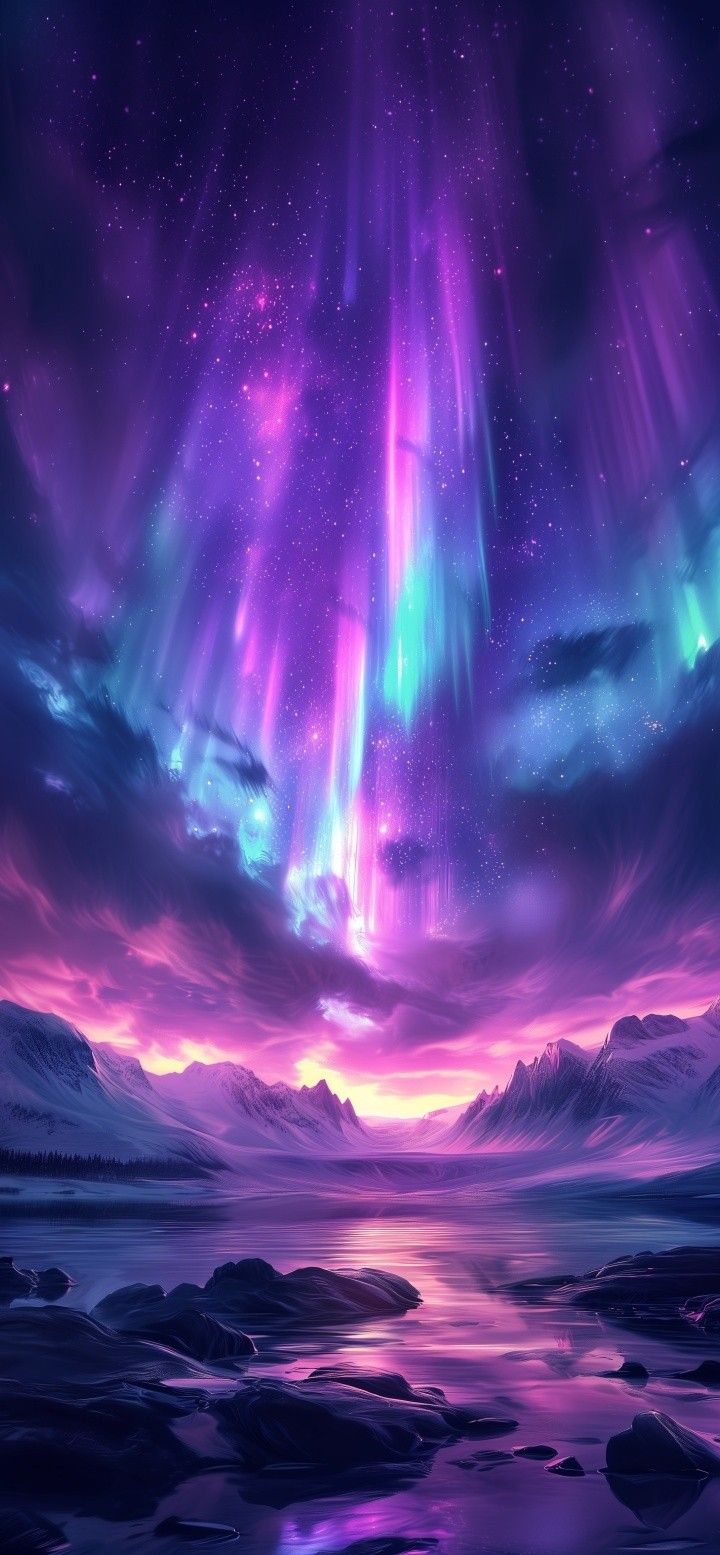 Aurora prodotta dall'interazione tra particelle solari e campo magnetico terrestre