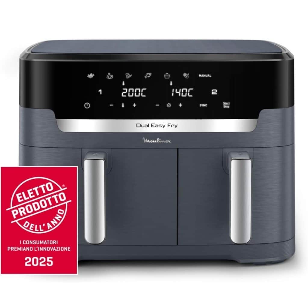 Moulinex xxl dual easy fry ez942b: doppia cottura, massimo gusto, minimo sforzo! %moulinex xxl dual easy fry ez942b: doppia cottura, massimo gusto, minimo sforzo! Count(title)% Moulinex xxl dual easy fry ez942b: doppia cottura, massimo gusto, minimo sforzo!