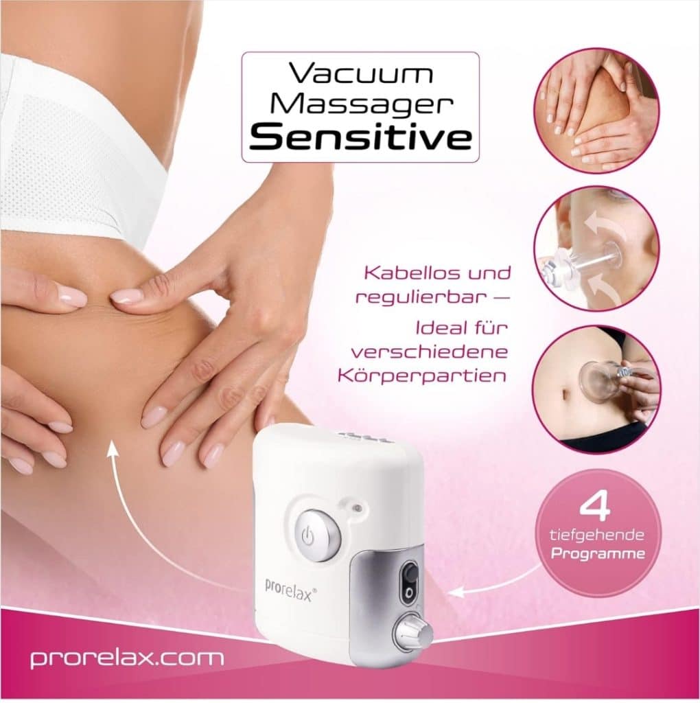 Prorelax vacuum massager sensitive: micidiale contro la cellulite ed efficace per il lipedema