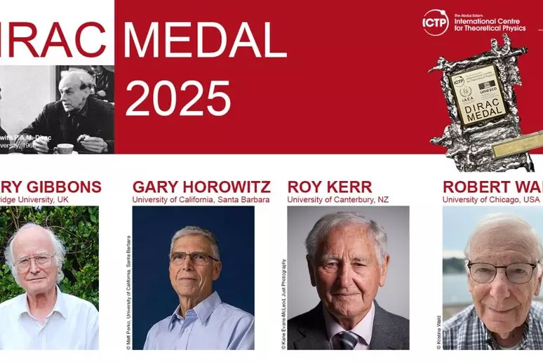 Medaglia dirac 2025 a quattro esploratori della gravità %medaglia dirac 2025 a quattro esploratori della gravitàcount(title)% Dirac