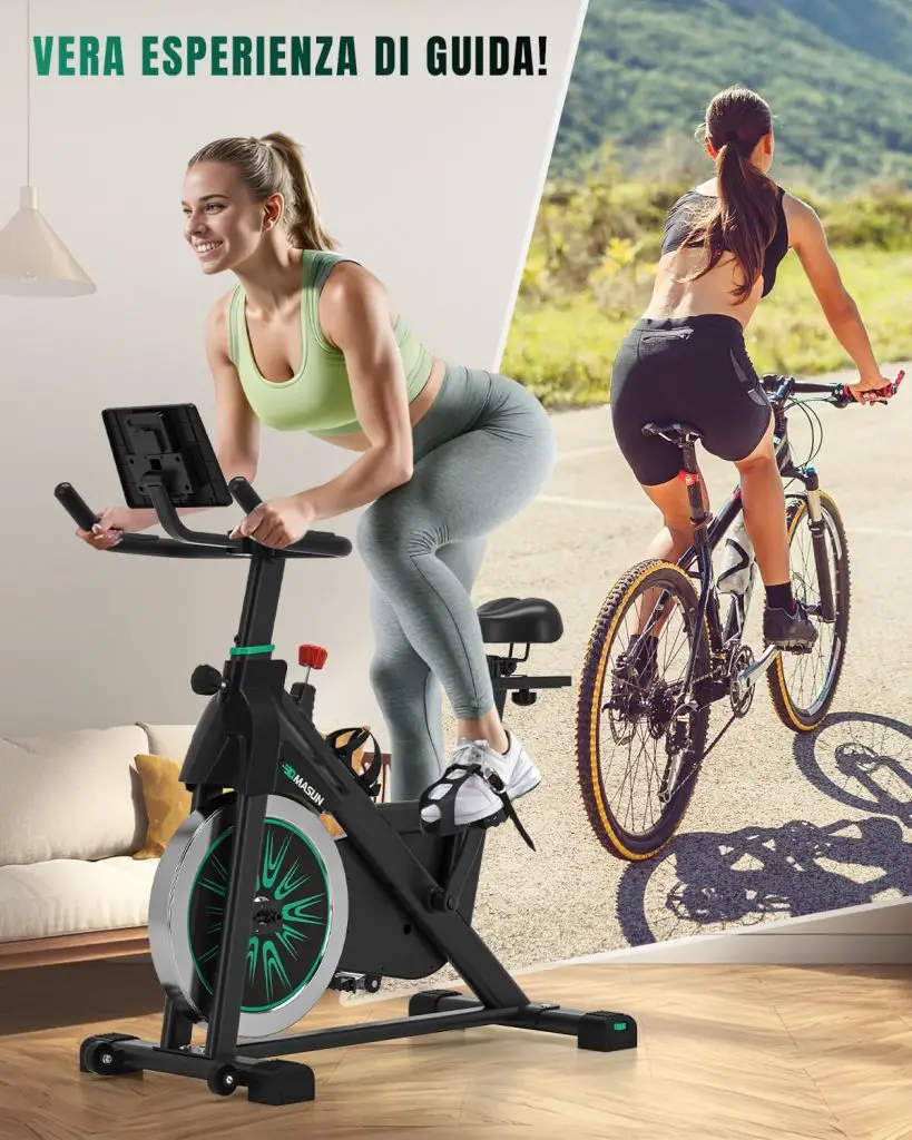 Dmasun cyclette da casa con resistenza regolabile in offerta su amazon