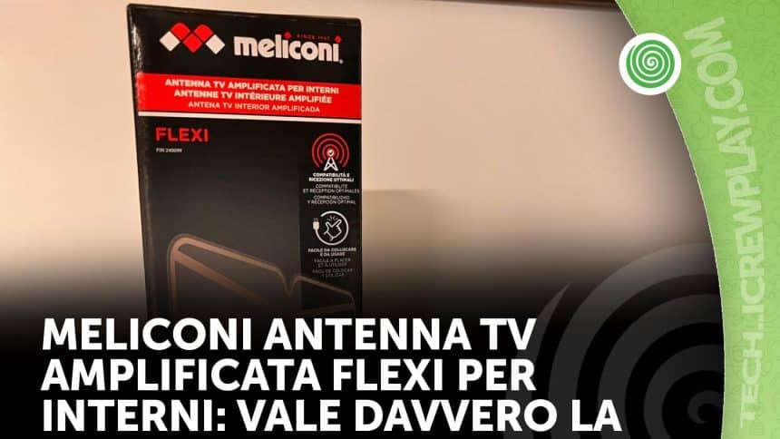 Meliconi antenna tv amplificata flexi per interni vale davvero la pena