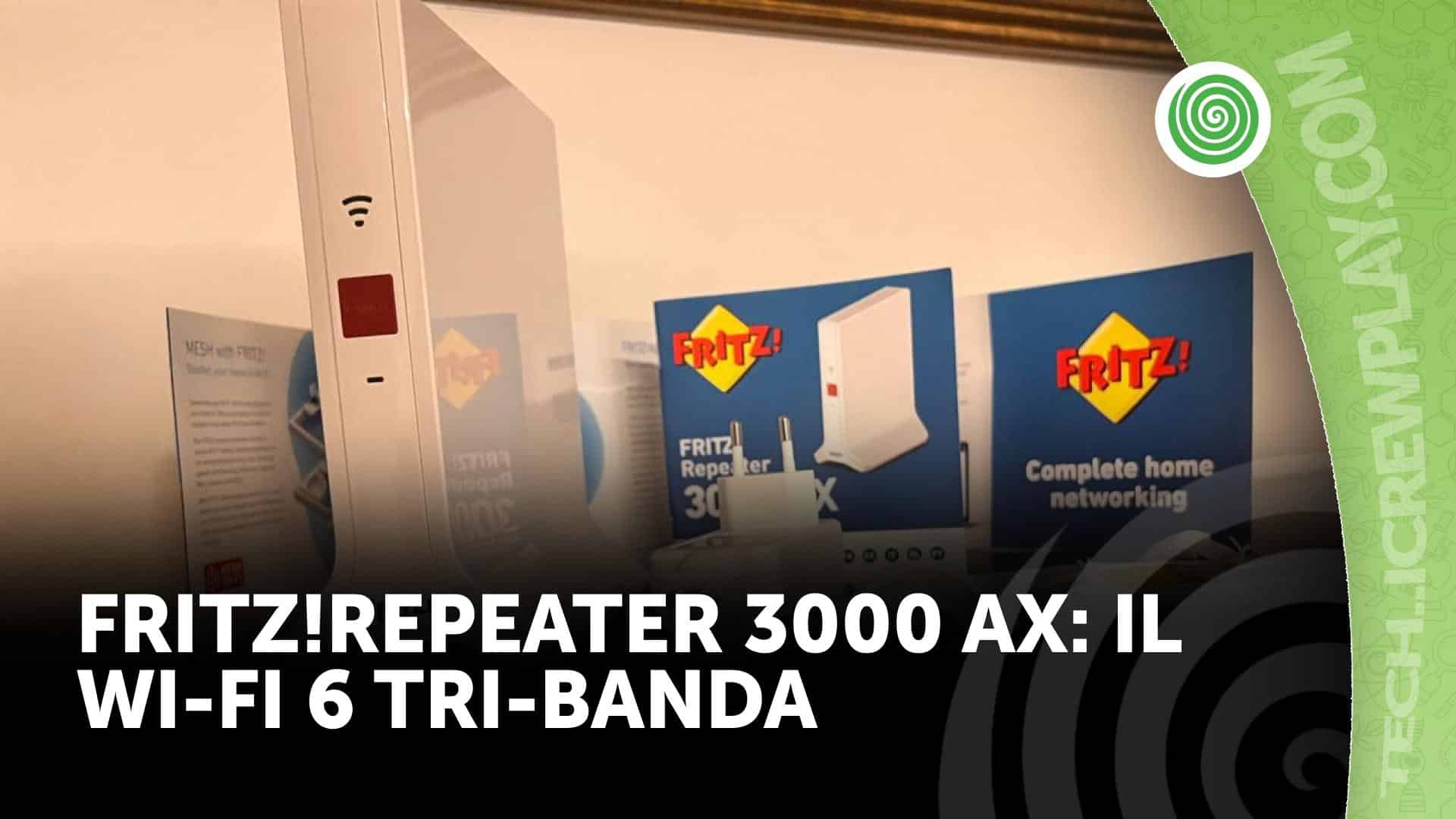 Fritz! Repeater 3000 ax il wi-fi 6 tri-banda di avm vale i suoi 159 euro