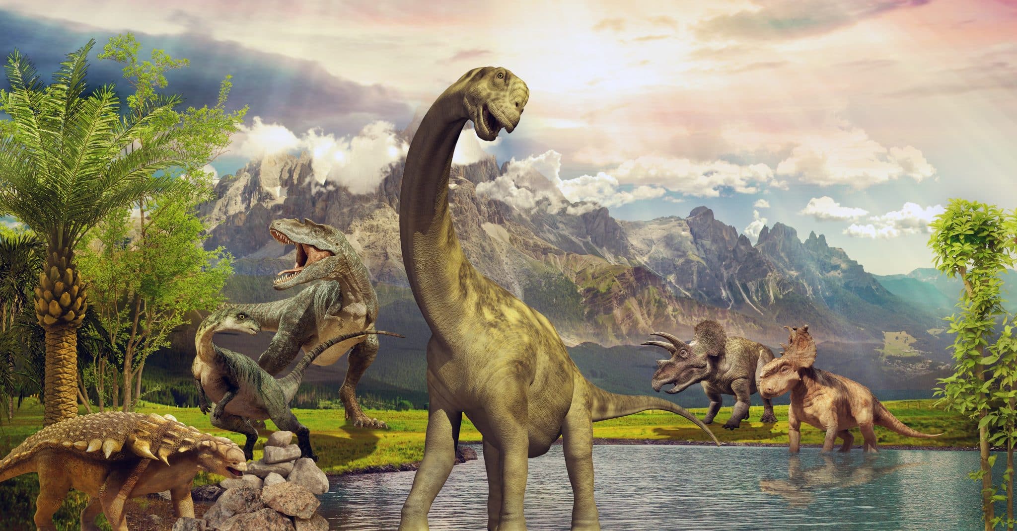 Dinosauri in thailandia: alcuni fossili sono 20 milioni di anni più giovani? %dinosauri in thailandia: alcuni fossili sono 20 milioni di anni più giovani? Count(title)% Dinosauri in un ambiente mesozoico, immagine illustrativa