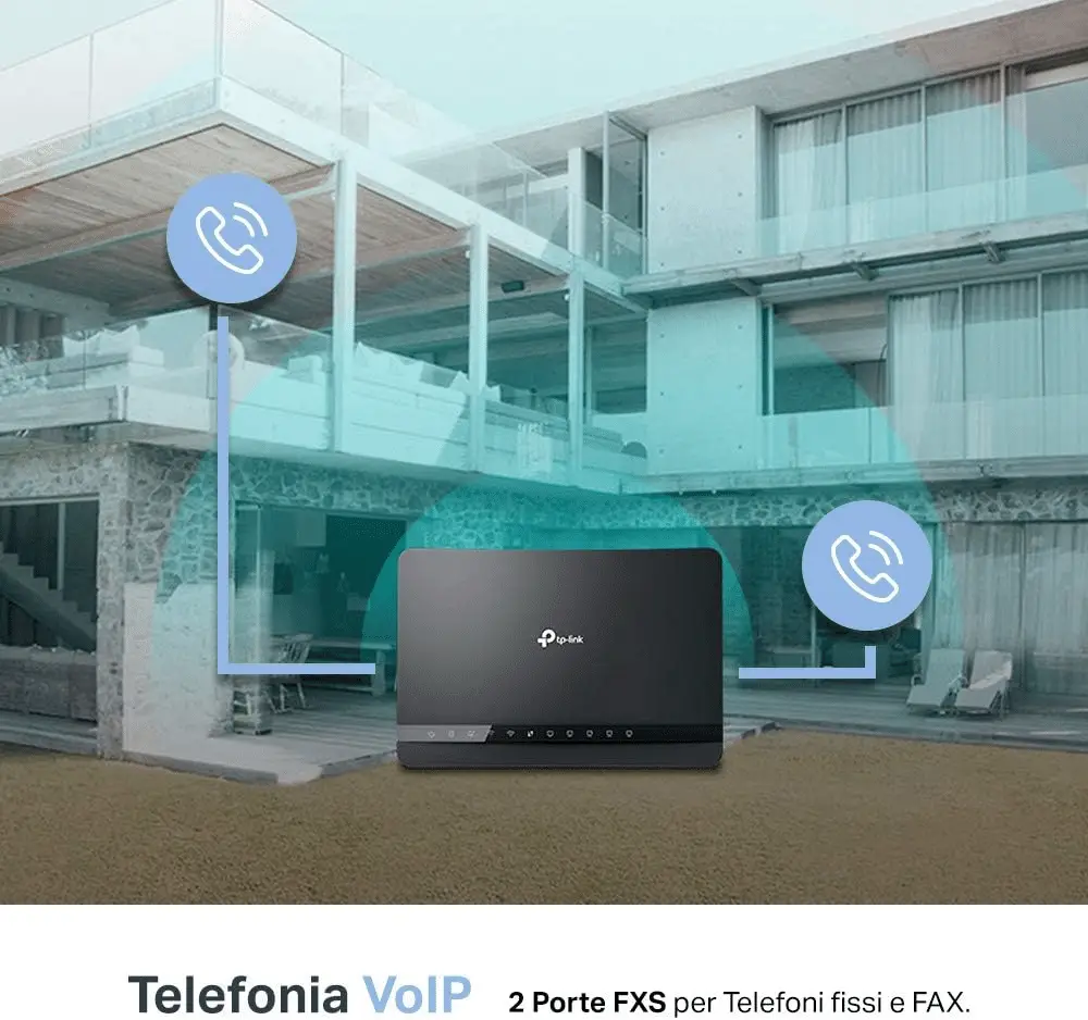 Tp-link archer vr1210v modem router evdsl fino a 300mbps