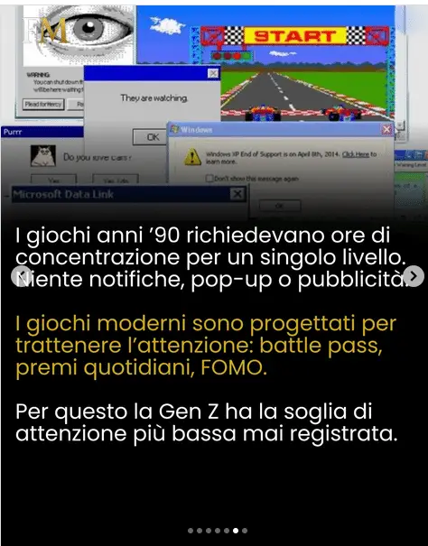 Lo strano post social dei videogiochi anni 90 che sarebbero migliori secondo uno psicologo