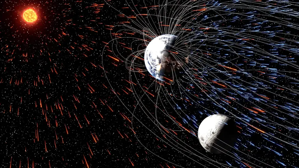 Il campo magnetico terrestre potrebbe aver “nutrito” la luna per miliardi di anni