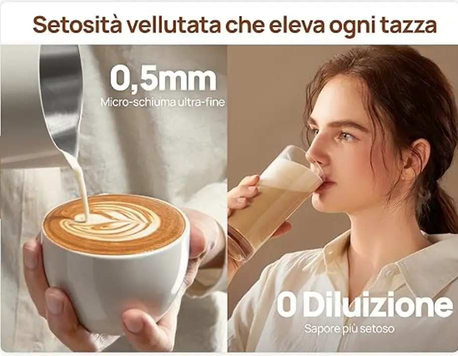 Dreo milk frother: il lusso di una cioccolateria nella tua cucina