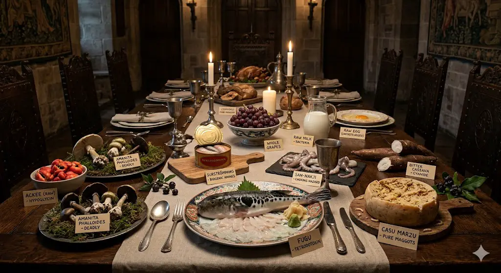 Guida ai cibi più pericolosi del mondo