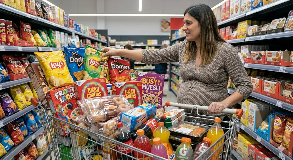 Alimenti ultra-processati: rischi per la fertilità e lo sviluppo embrionale