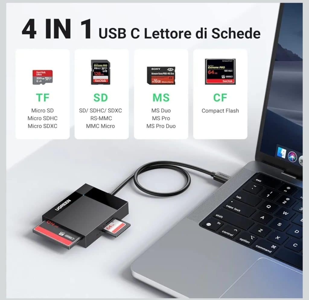 Ugreen 4 in 1: più velocità e fluidità per i tuoi trasferimenti di dati