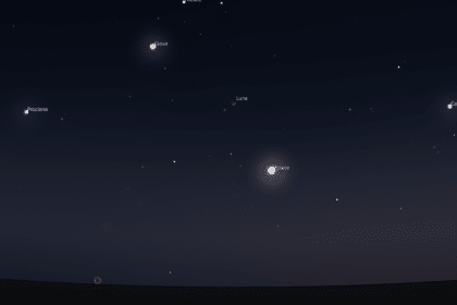 Luna e giove