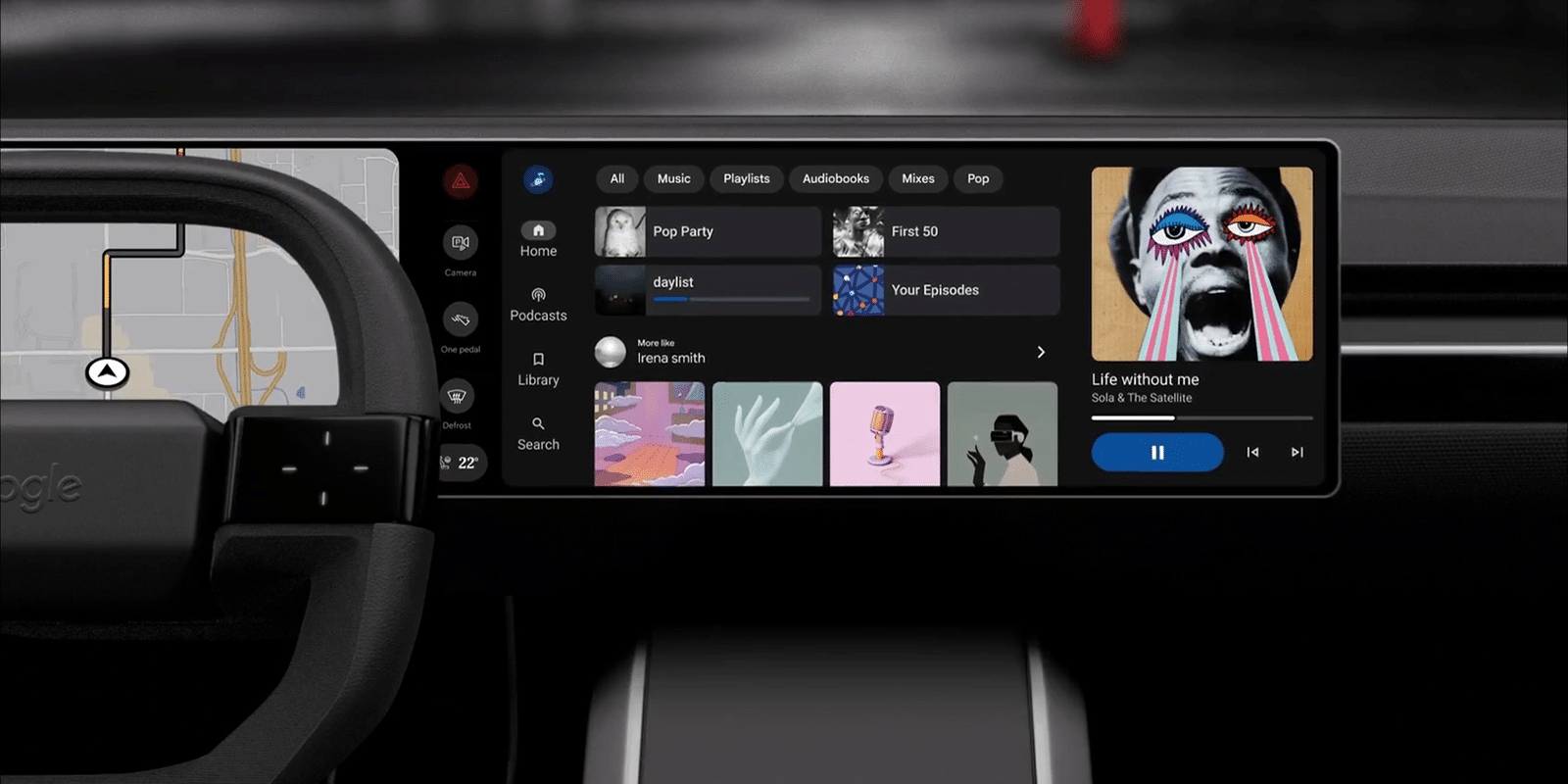 Android auto cambia volto alle app musicali