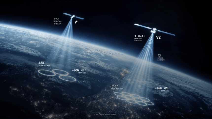 Starlink mobile vuole sfidare le reti mobili tradizionali